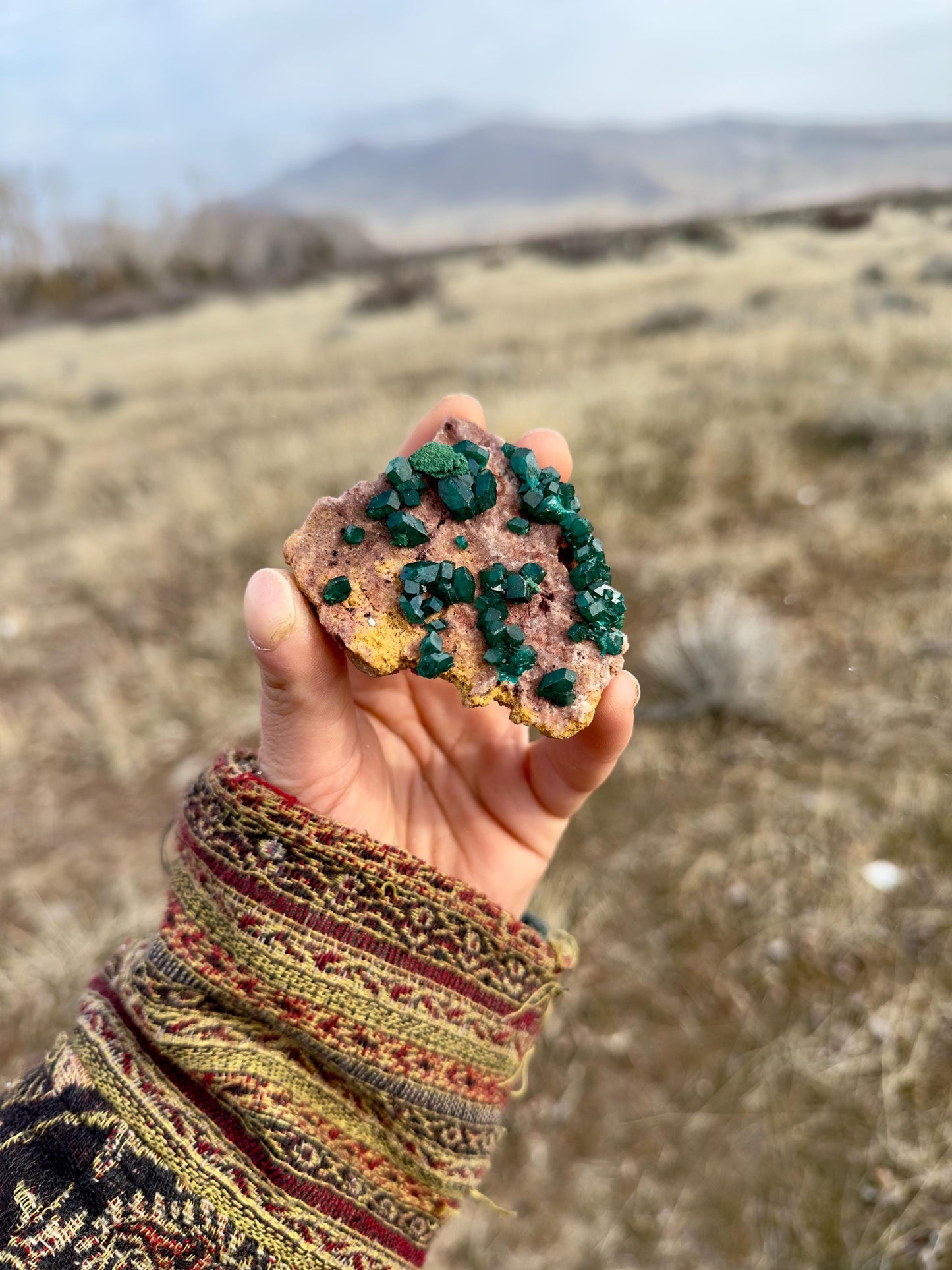 Dioptase - N’tola Mine, DR Congo