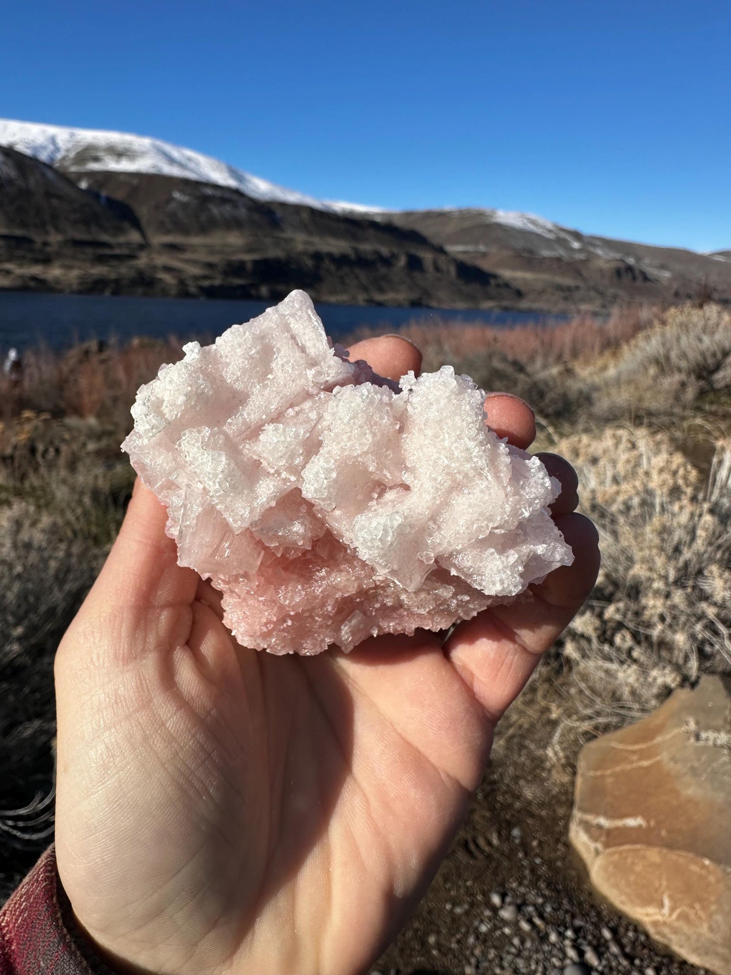 Pink Halite - Searles Lake, Trona, California, USA