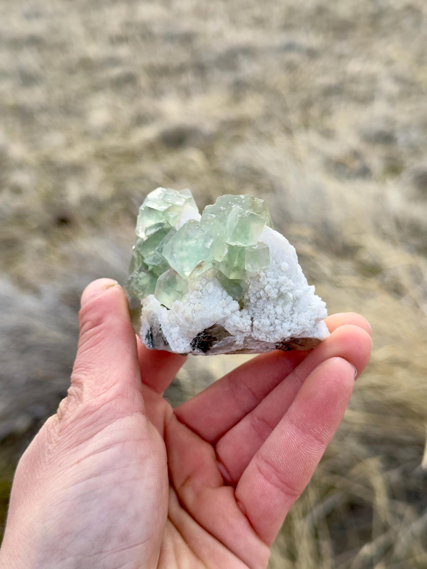 Fluorite & Quartz - Huanggang Fe-Sn Deposit, Inner Mongolia, China
