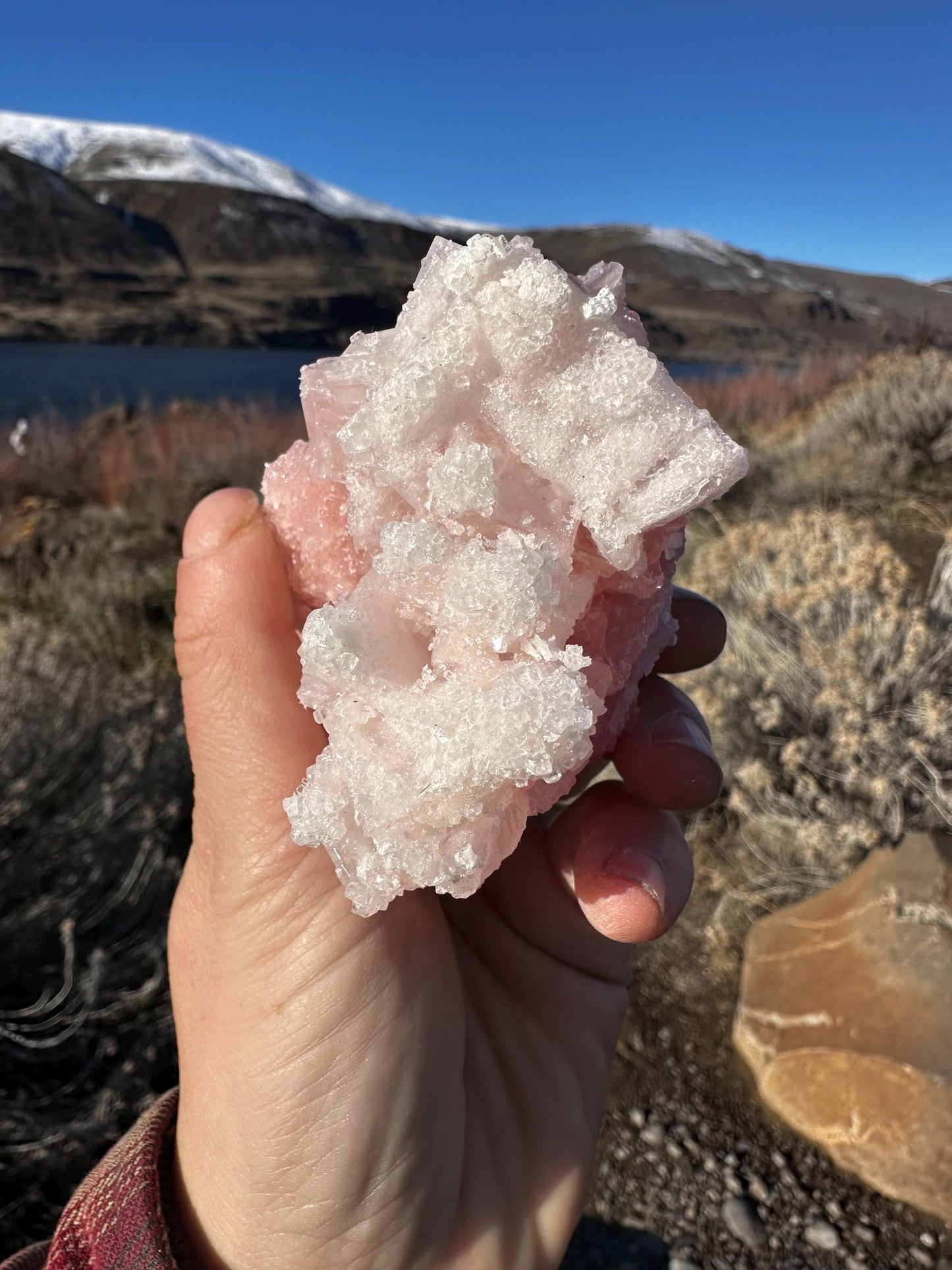 Pink Halite - Searles Lake, Trona, California, USA