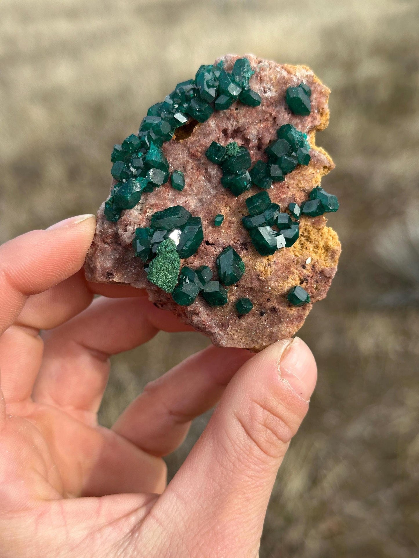 Dioptase - N’tola Mine, DR Congo