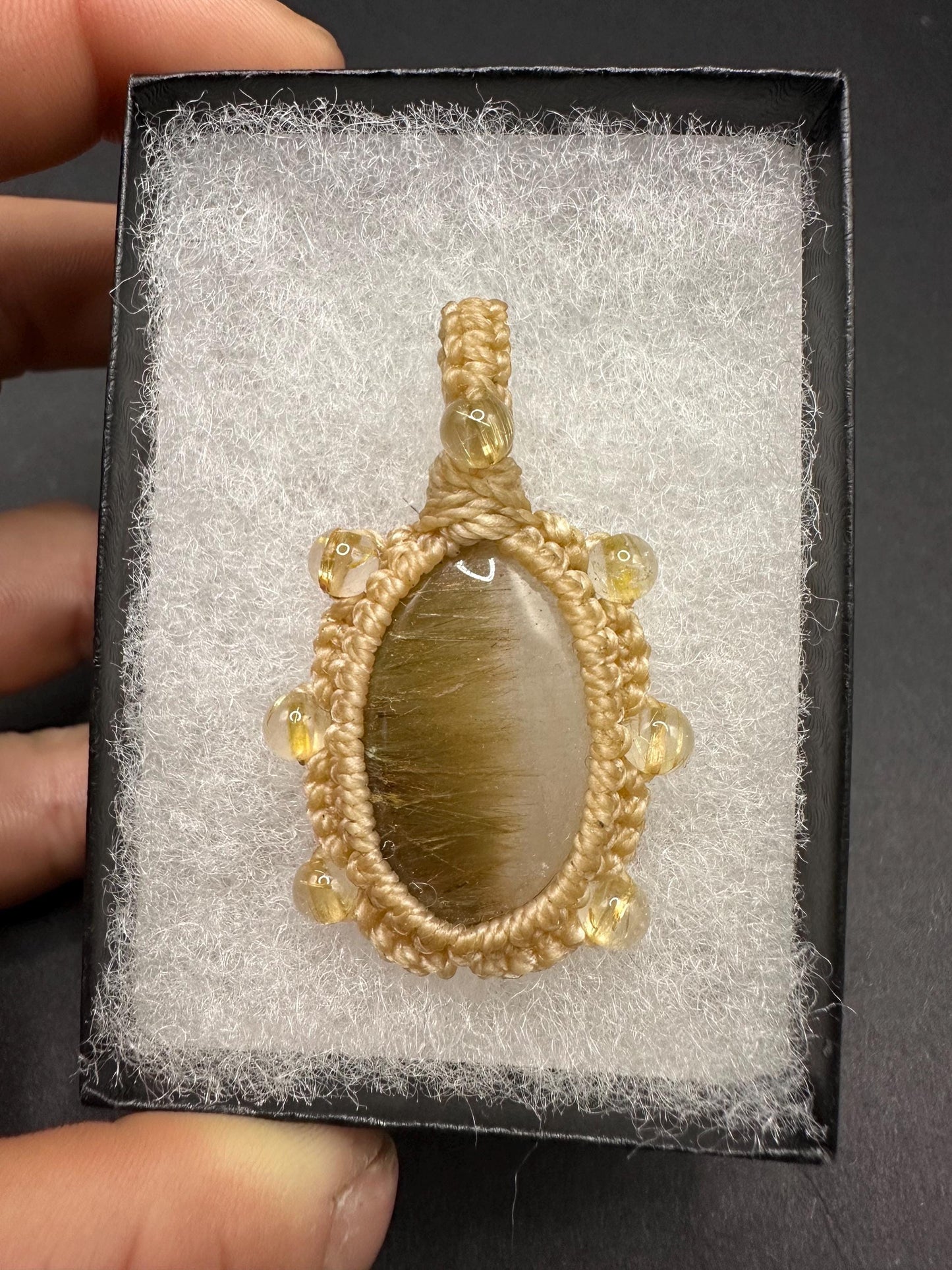 Rutilated Quartz Necklace
