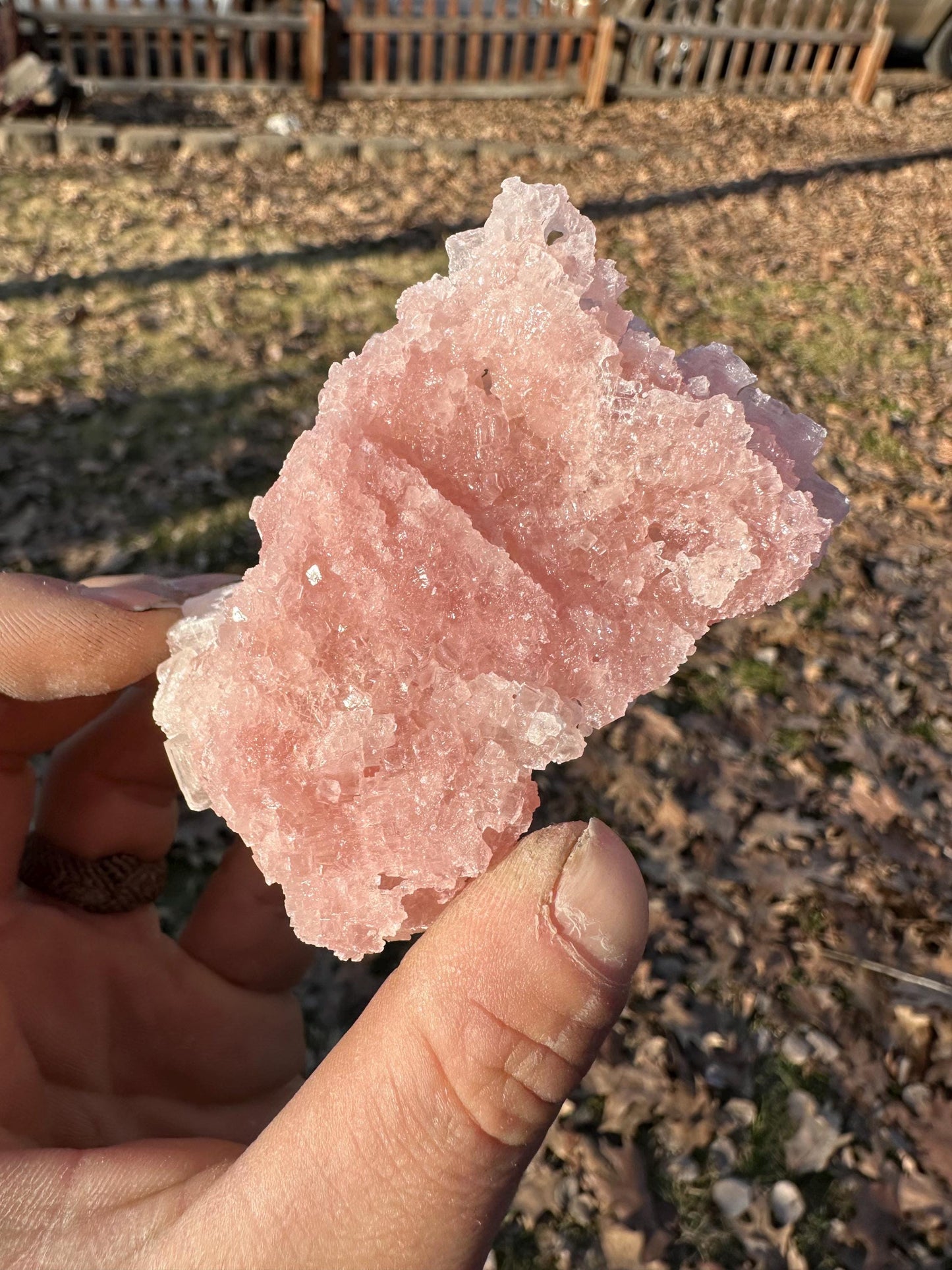 Pink Halite - Searles Lake, Trona, California, USA