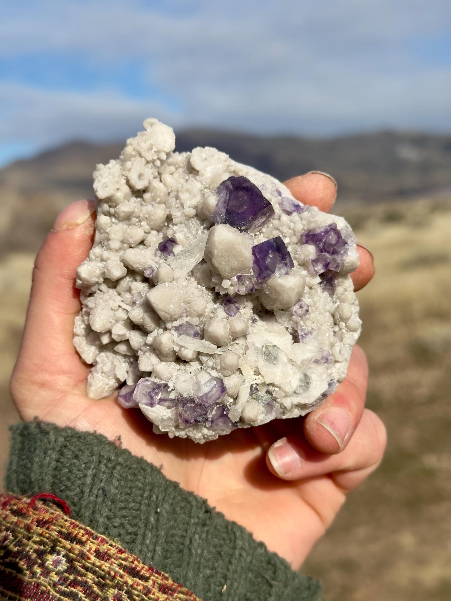 Purple Fluorite & Quartz - Huanggang Fe-Sn Deposit, Inner Mongolia, China