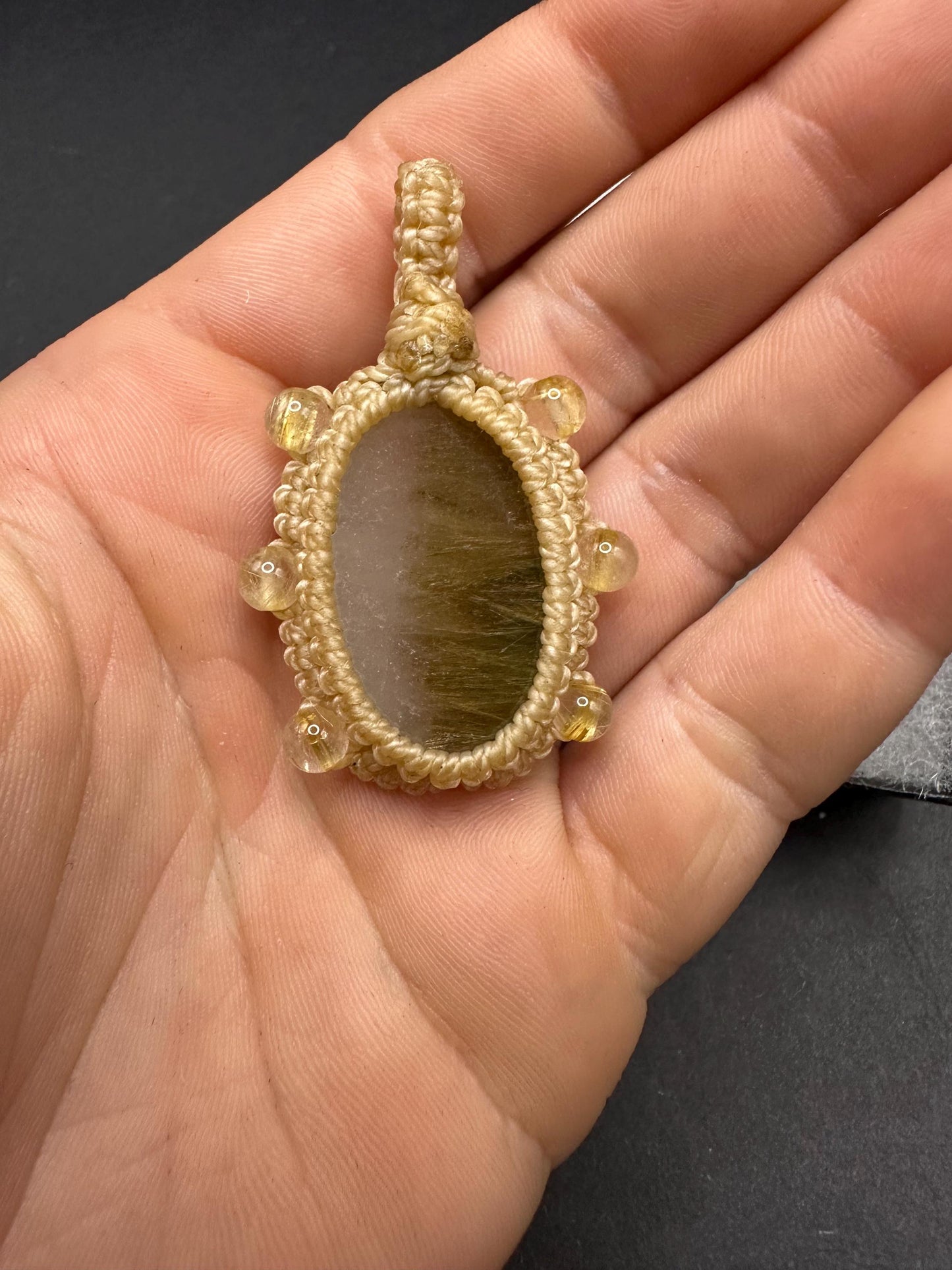 Rutilated Quartz Necklace
