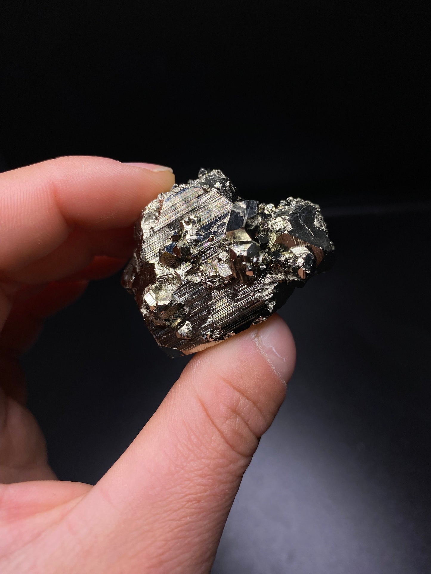 Pyrite - Huanzala Mine, Ancash, Peru (all 3 included)