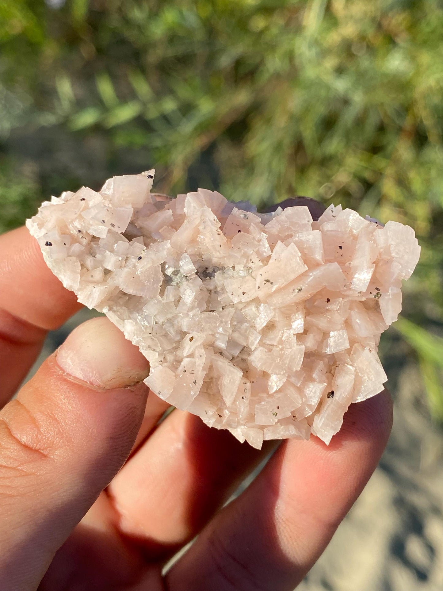 Pink Dolomite & Chalcopyrite - Black Rock, Arkansas