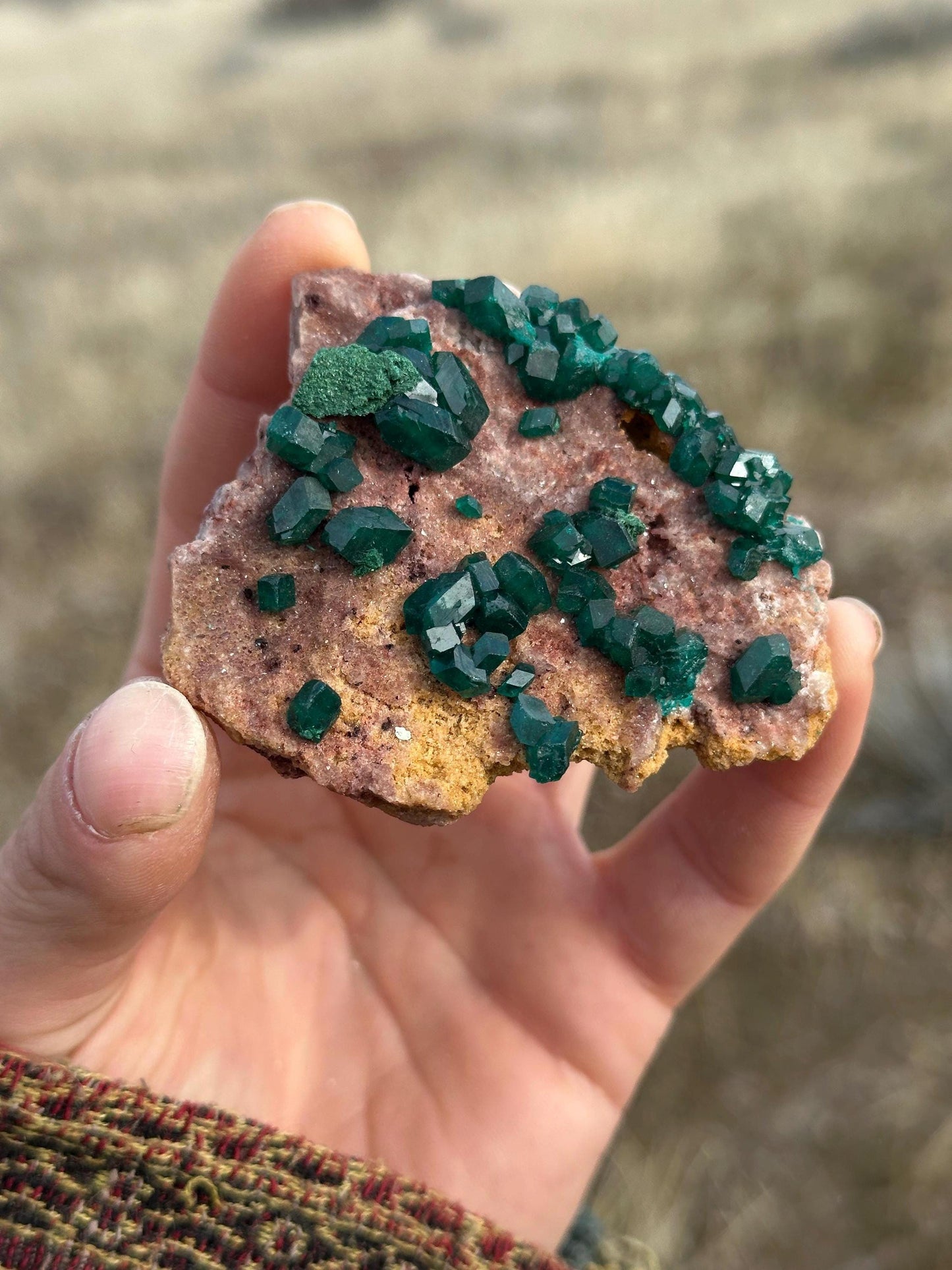 Dioptase - N’tola Mine, DR Congo