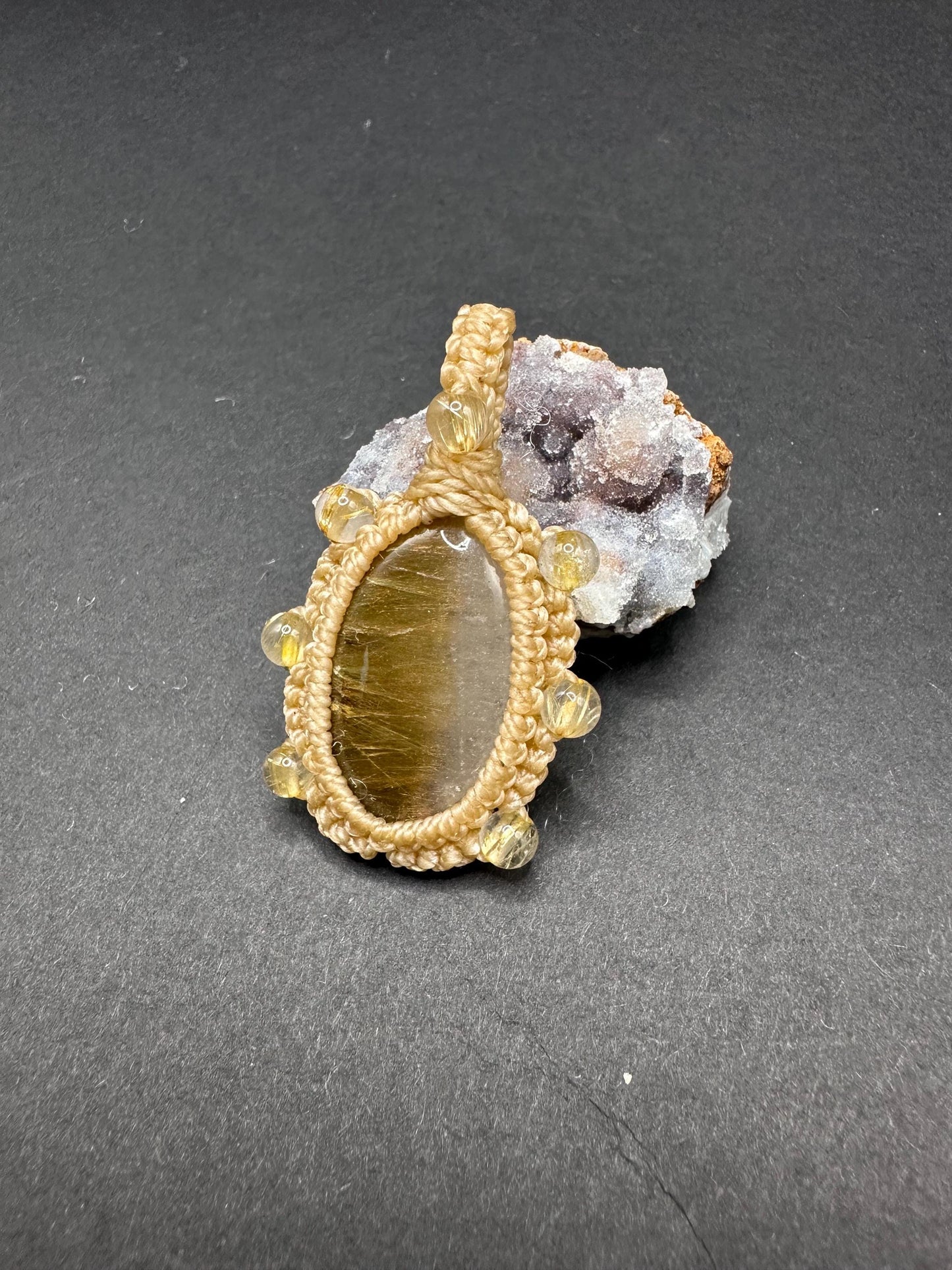 Rutilated Quartz Necklace