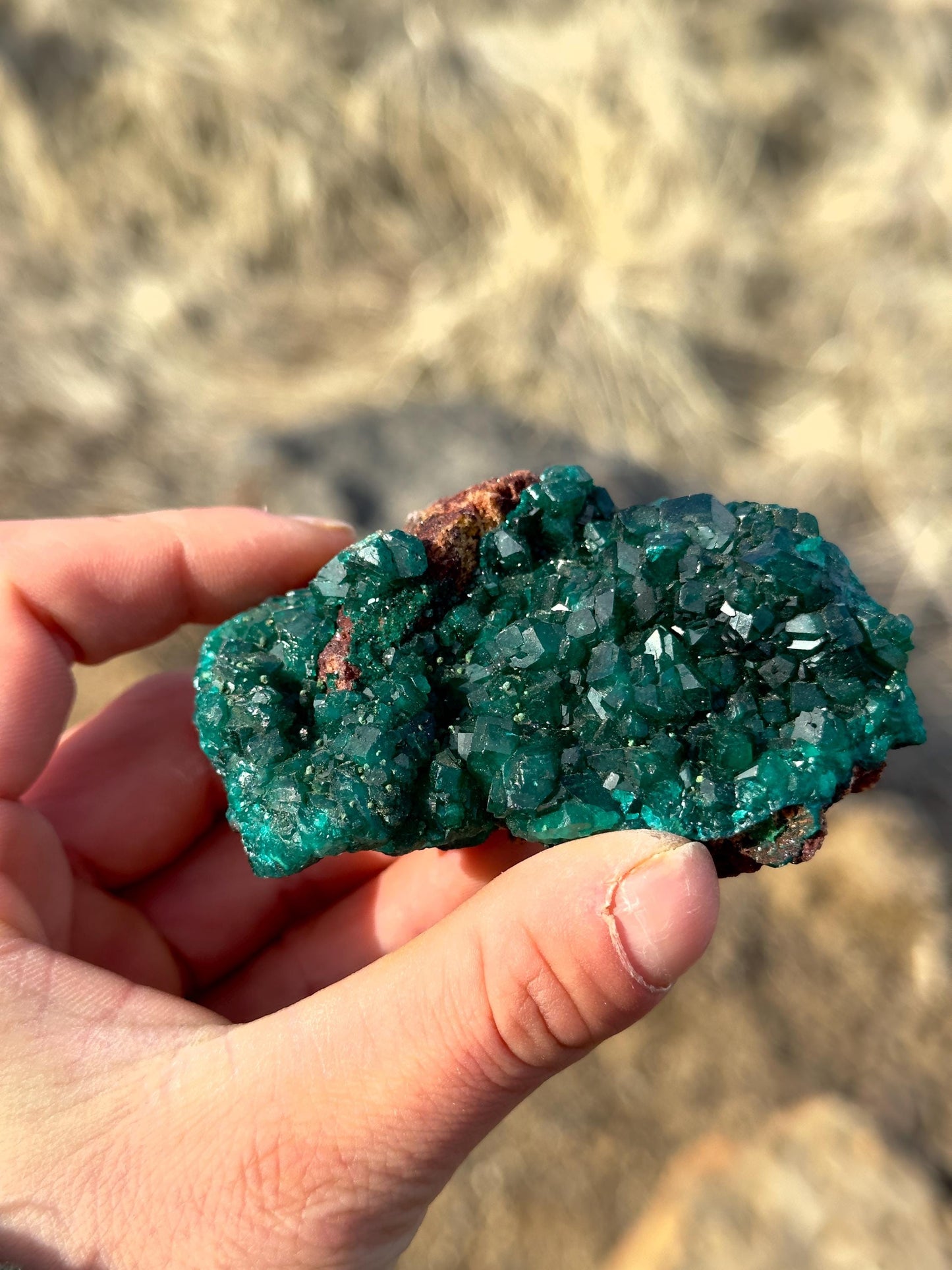 Dioptase - N’tola Mine, Mindouli, DR Congo
