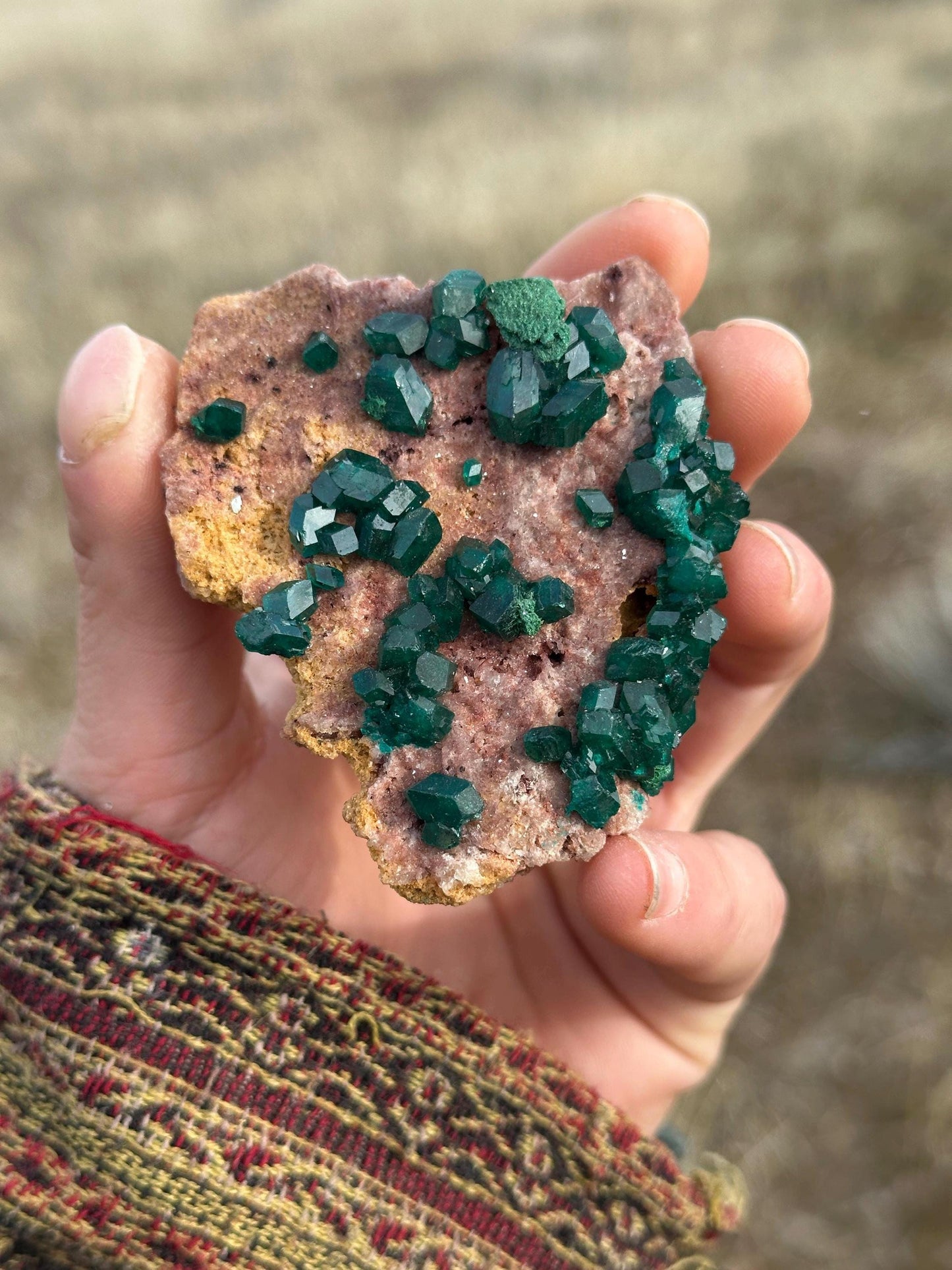 Dioptase - N’tola Mine, DR Congo