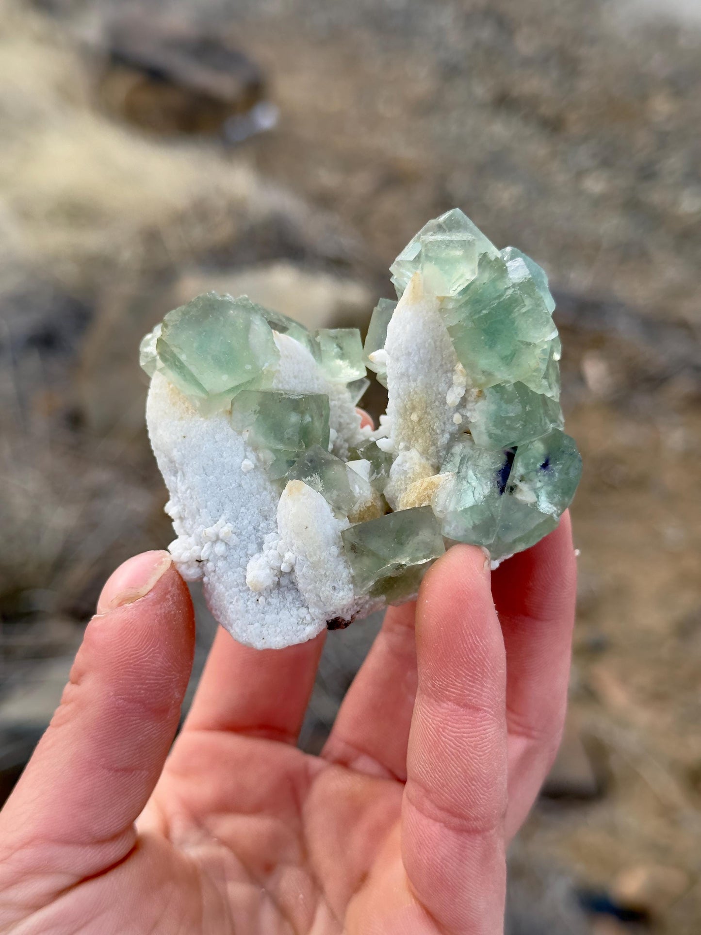 Fluorite & Quartz - Huanggang Fe-Sn Deposit, Inner Mongolia, China
