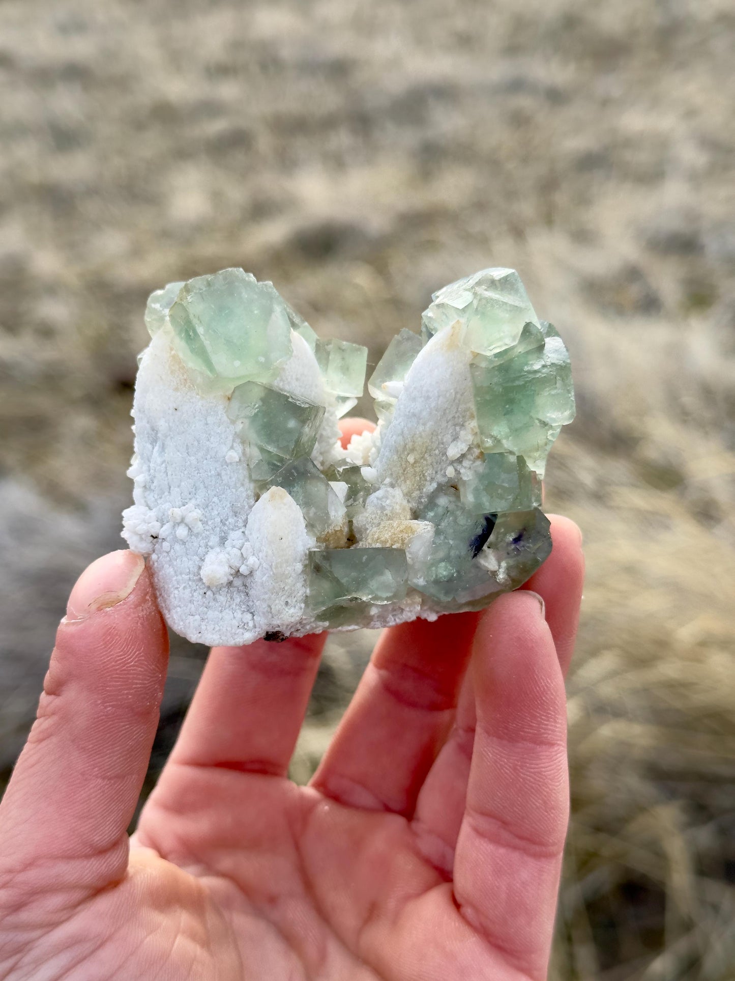 Fluorite & Quartz - Huanggang Fe-Sn Deposit, Inner Mongolia, China