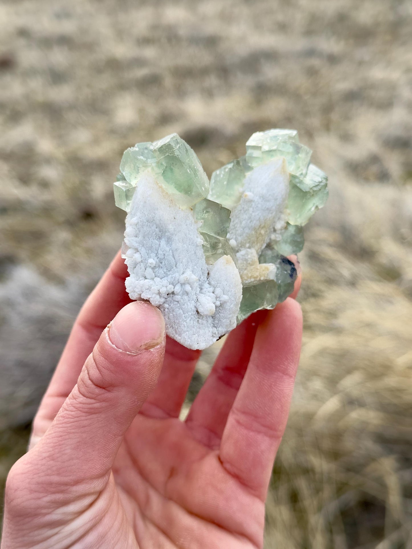 Fluorite & Quartz - Huanggang Fe-Sn Deposit, Inner Mongolia, China