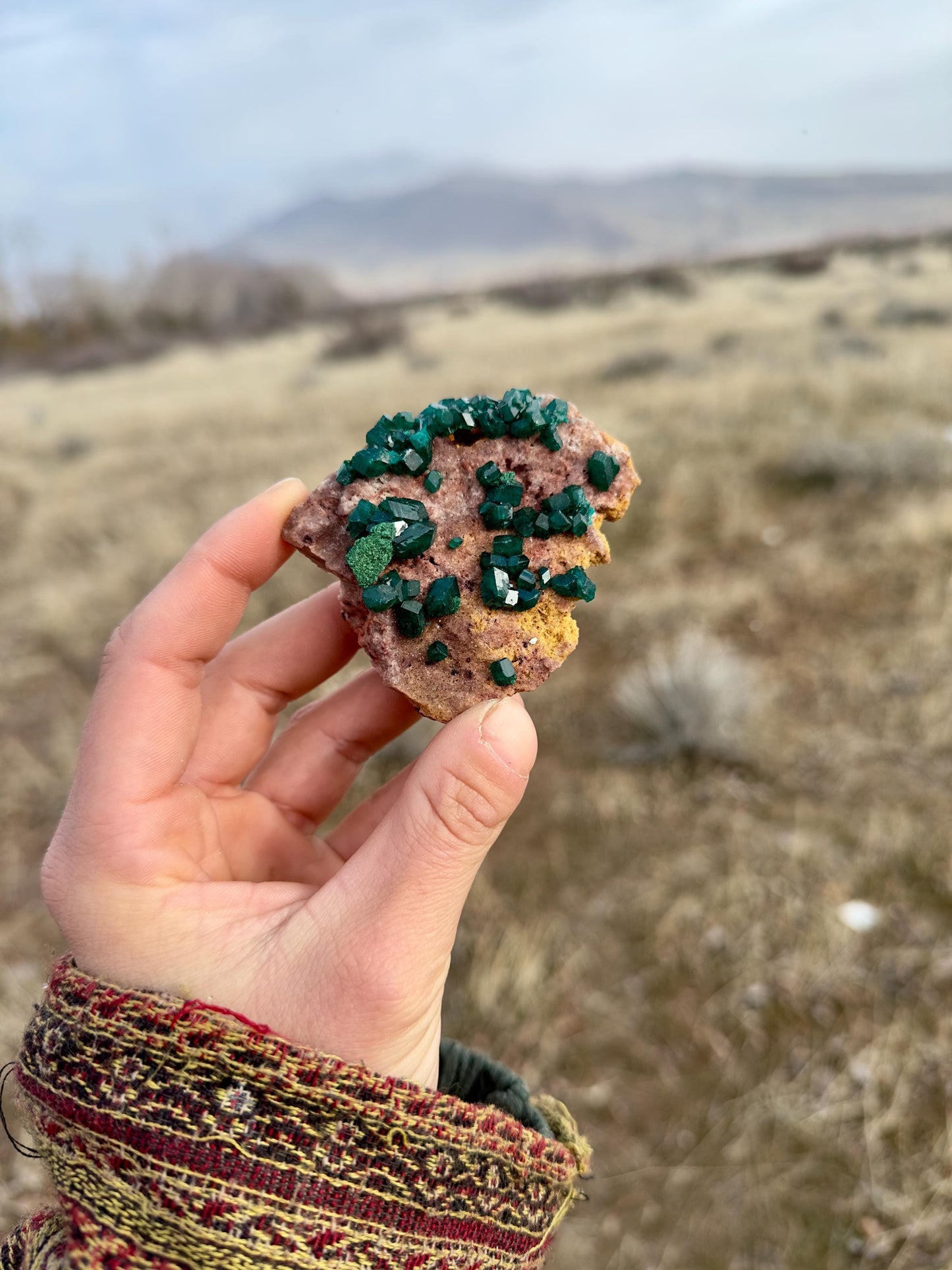 Dioptase - N’tola Mine, DR Congo