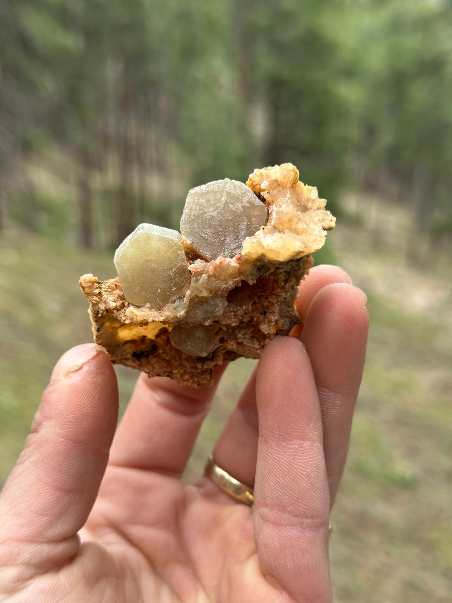 Fluorapatite & Stilbite - Imilchil, Midelt, Morocco
