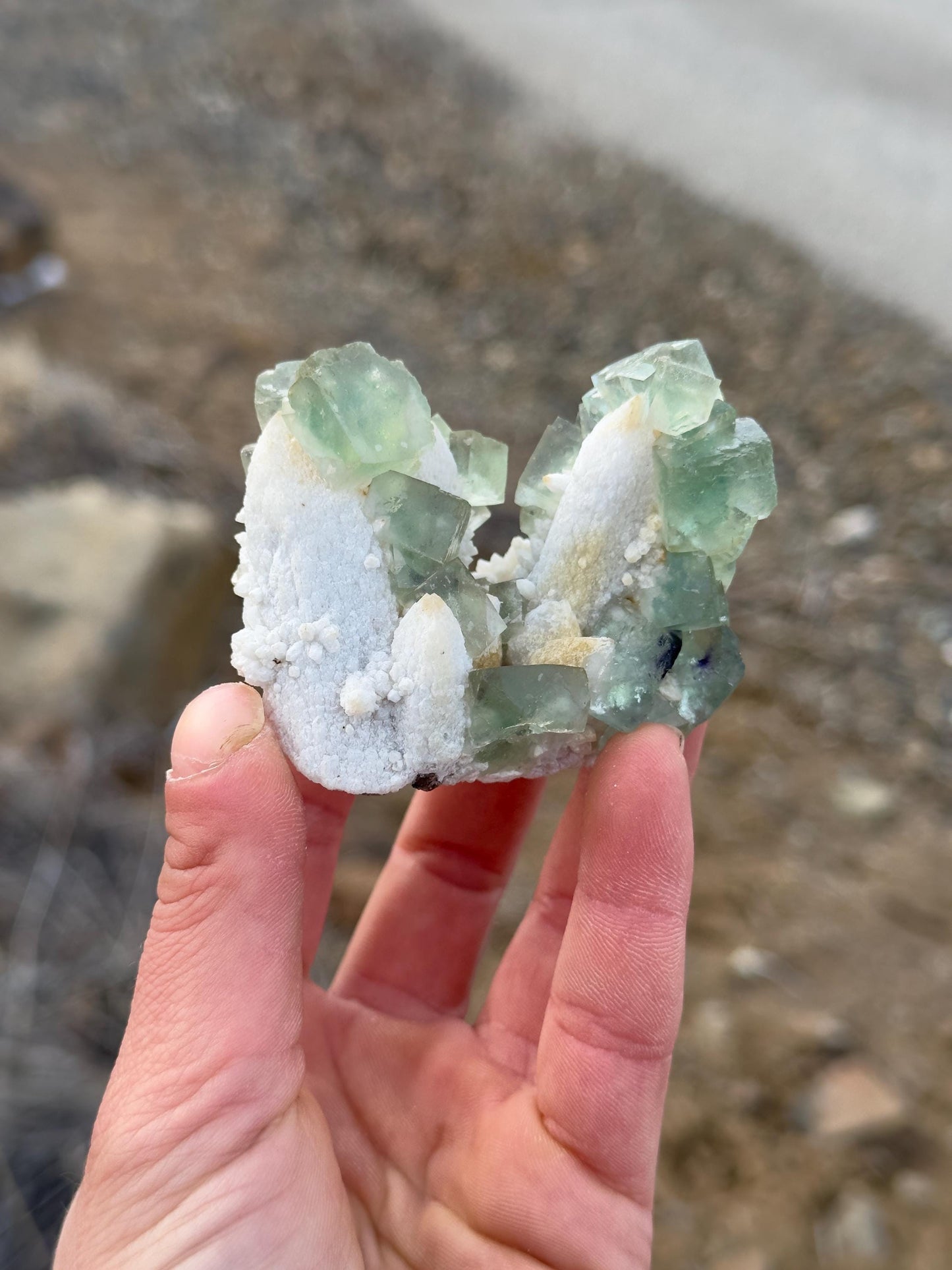 Fluorite & Quartz - Huanggang Fe-Sn Deposit, Inner Mongolia, China