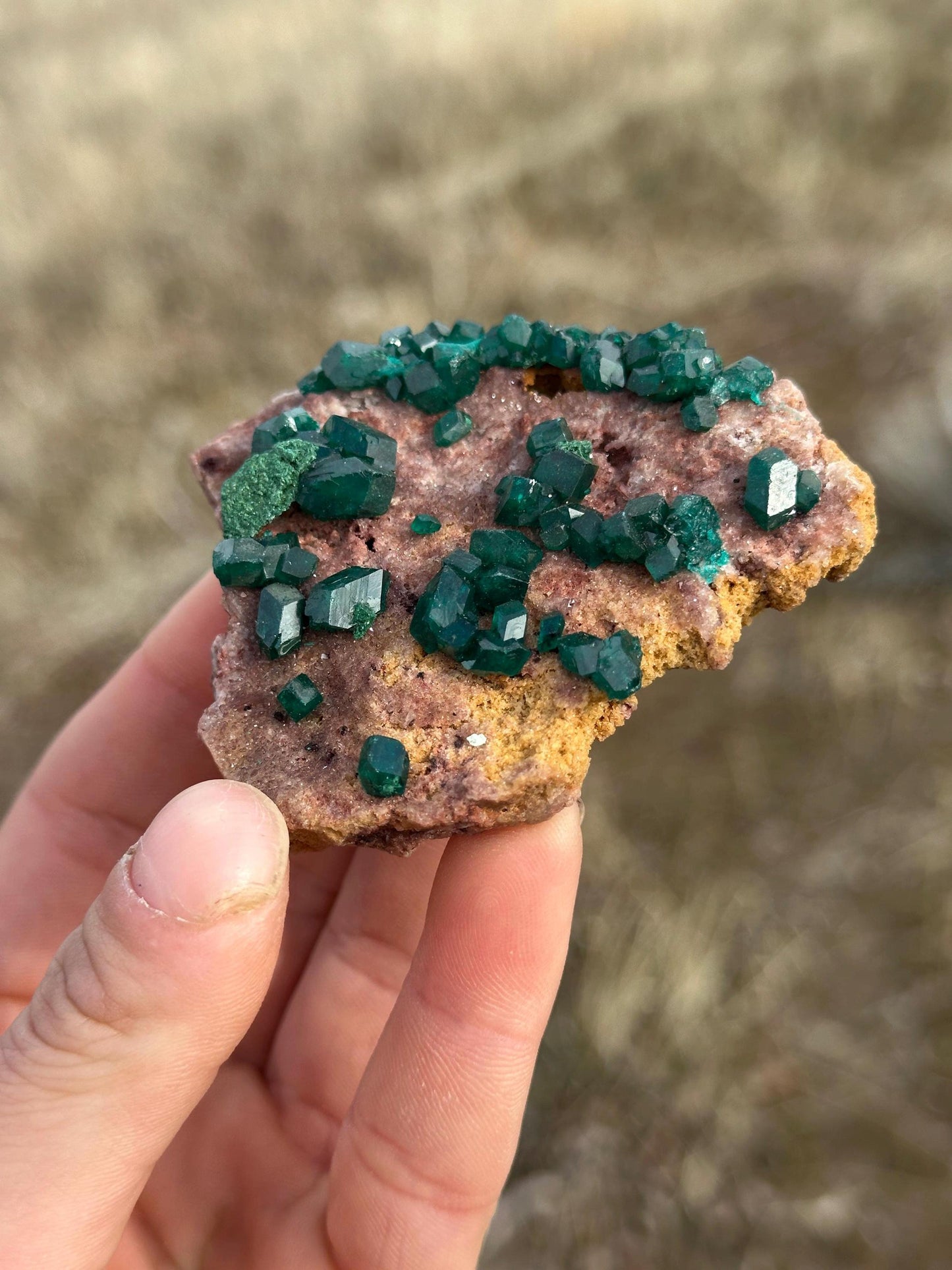 Dioptase - N’tola Mine, DR Congo