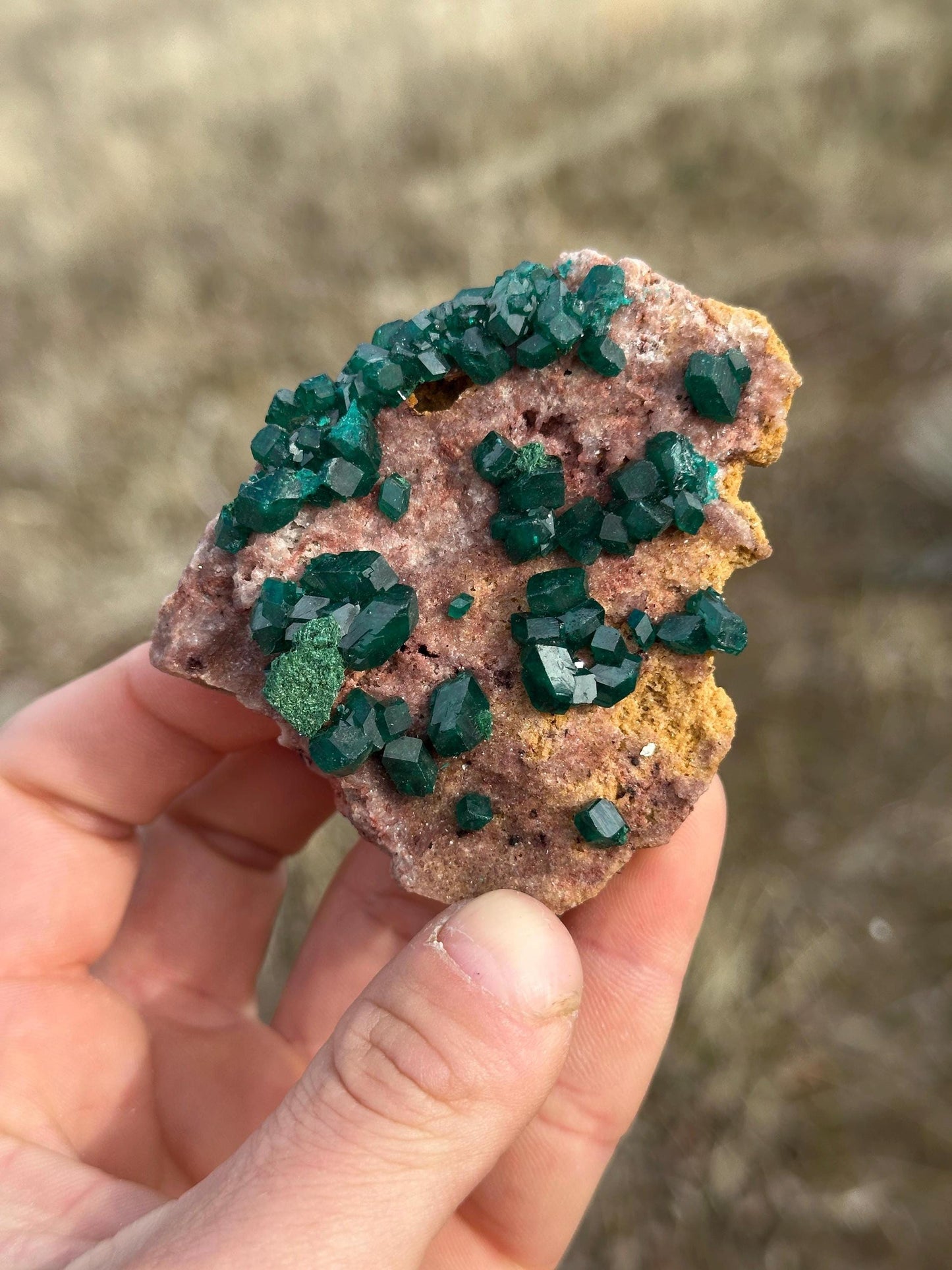 Dioptase - N’tola Mine, DR Congo
