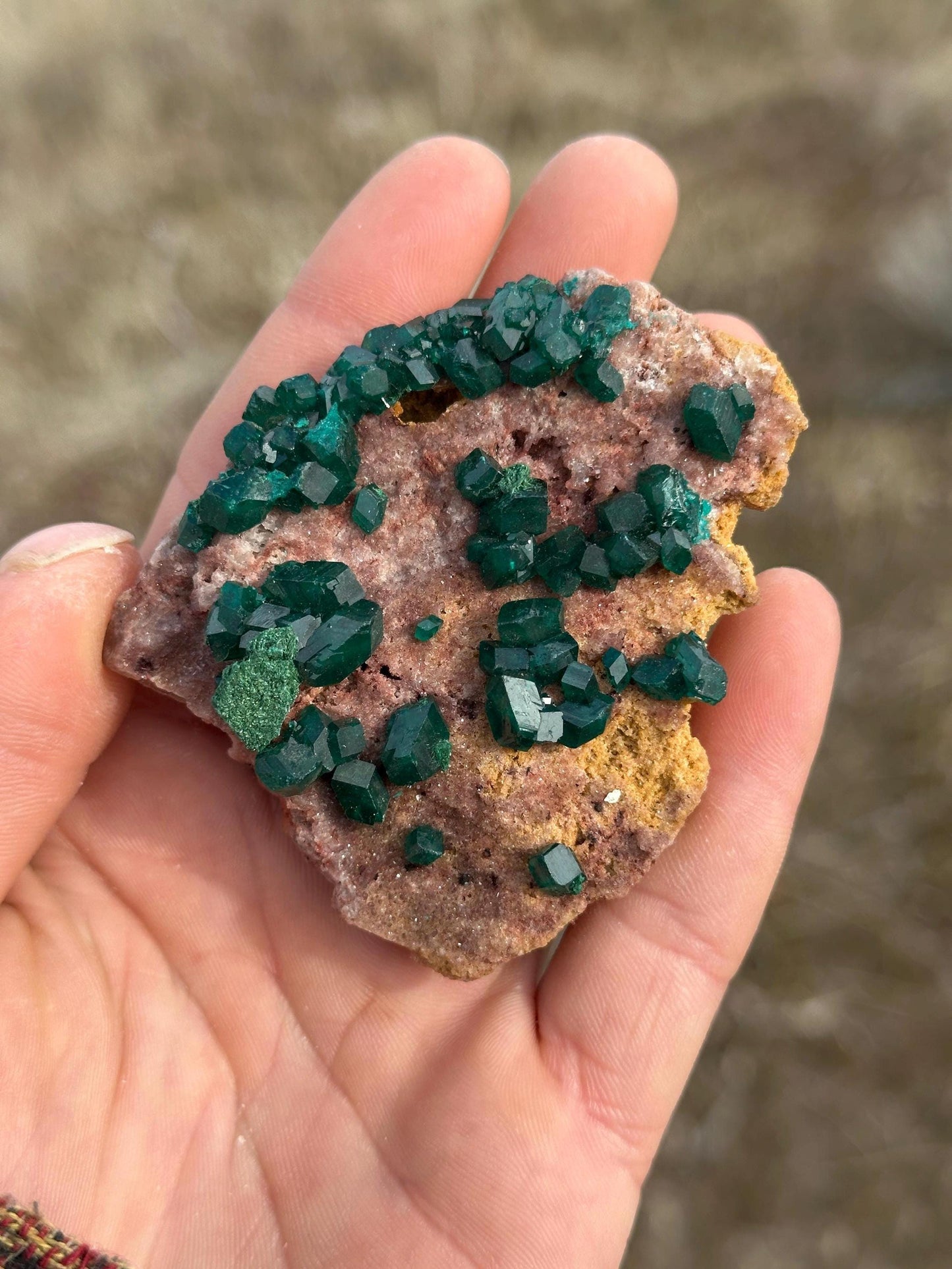 Dioptase - N’tola Mine, DR Congo