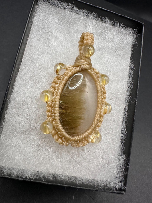Rutilated Quartz Necklace