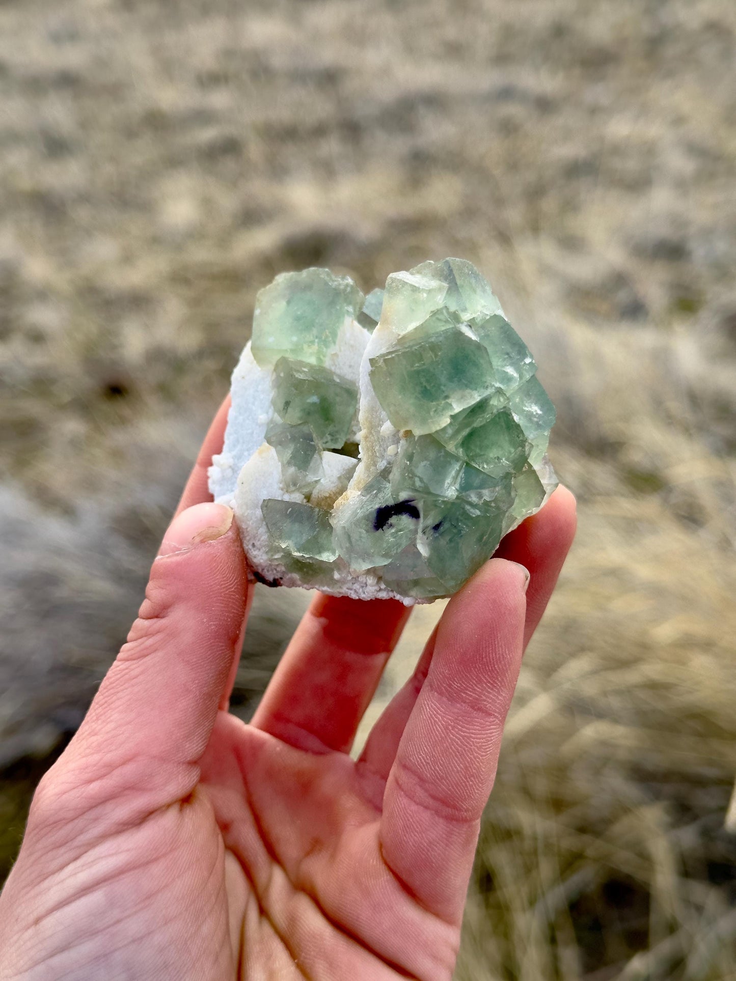 Fluorite & Quartz - Huanggang Fe-Sn Deposit, Inner Mongolia, China