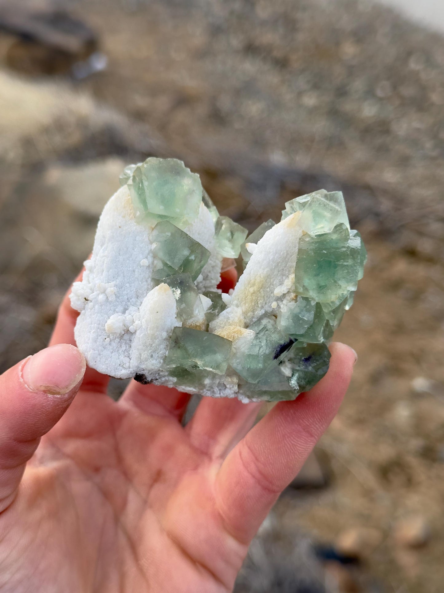 Fluorite & Quartz - Huanggang Fe-Sn Deposit, Inner Mongolia, China