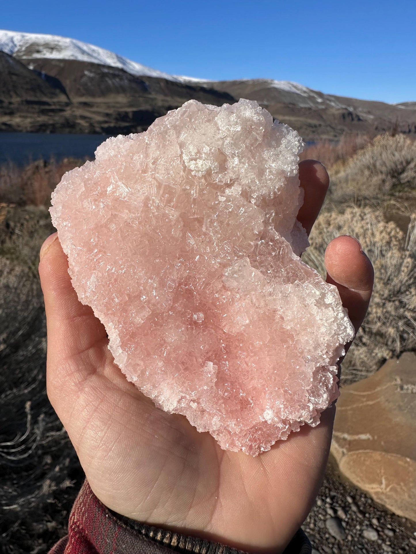 Pink Halite - Searles Lake, Trona, California, USA