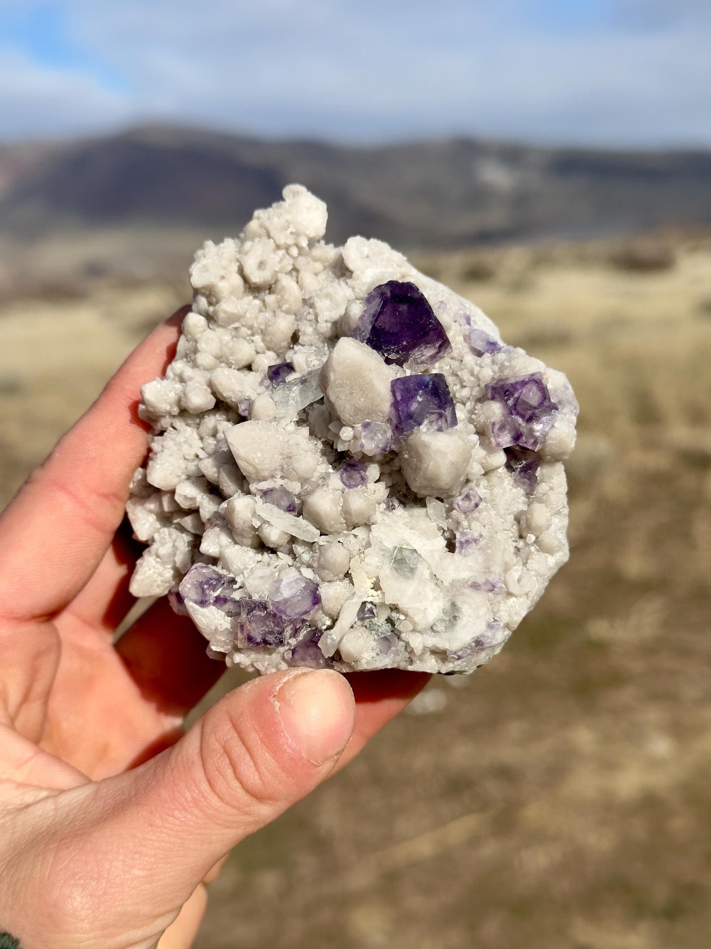 Purple Fluorite & Quartz - Huanggang Fe-Sn Deposit, Inner Mongolia, China