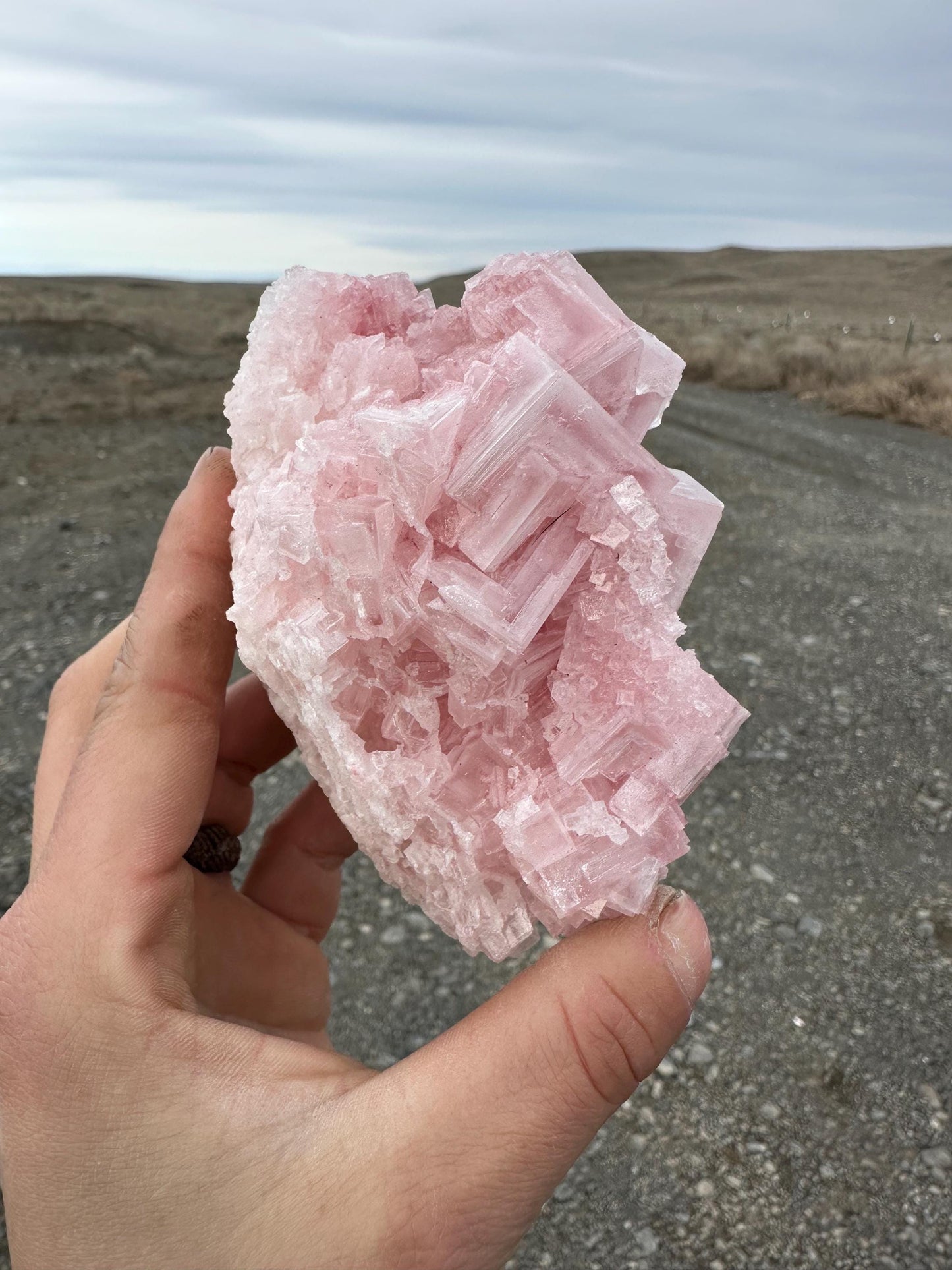 Pink Halite - Searles Lake, Trona, California, USA